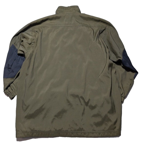 VTG KILLER LOOP OVERPLUS COMFORT Men Large Green Nylon Full Zip Snap Jacket - Picture 2 of 16